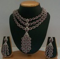 Cubic Zirconia American Diamond Necklace - 21