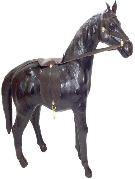 Leather Animal Horse Standing statues