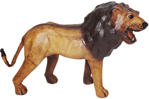 Lord Leather Animal Lion statue