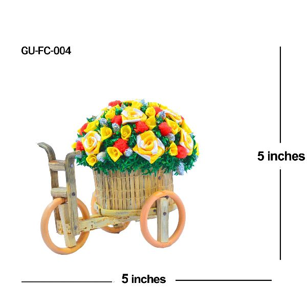 Flower Cart Home Decor Gift Item