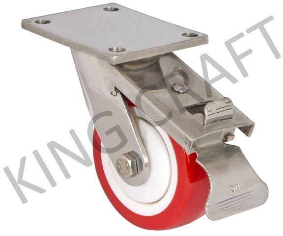 Stainless Steel Caster Plate Type Break