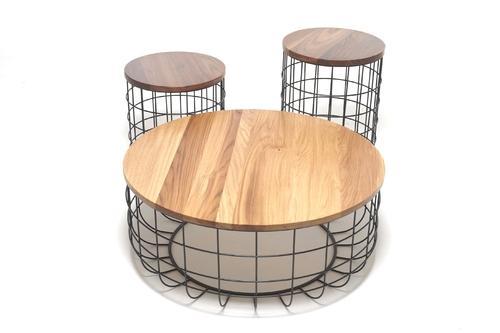 Wire Wood Tables