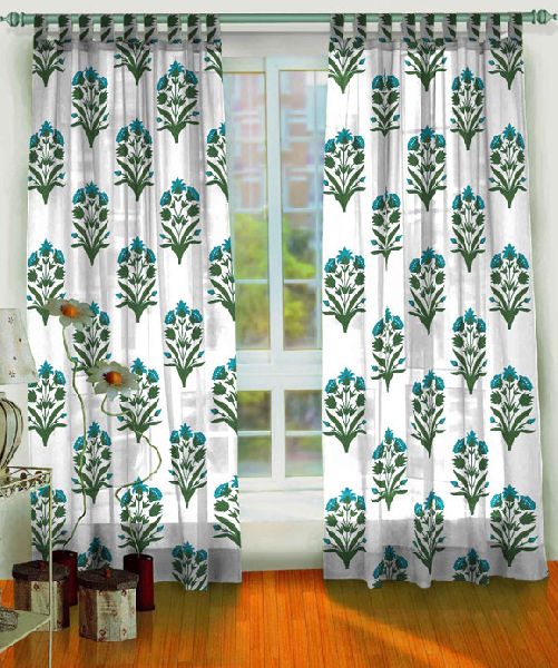 pure cotton semi transparent Curtains