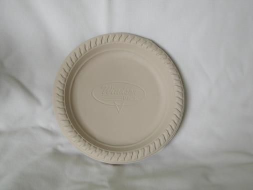 Biodegradable 6 Inch Round Plate