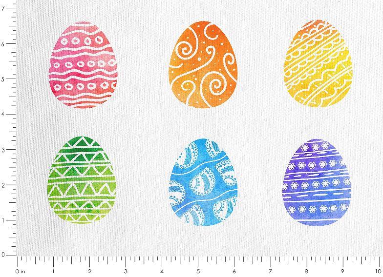 Easter 100% Cotton Fabric for Upholstery, Curtains, Cushions