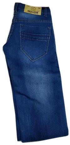 Mens Blue Slim Fit Denim Jeans, Occasion : Casual Wear