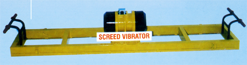 double beam screed vibrator