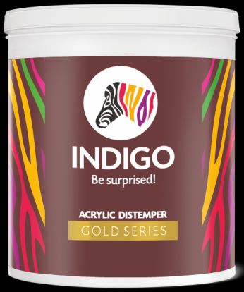 Gold Series Acrylic Distemper Indigo Paint