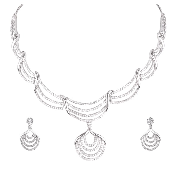  Silver Necklace Set