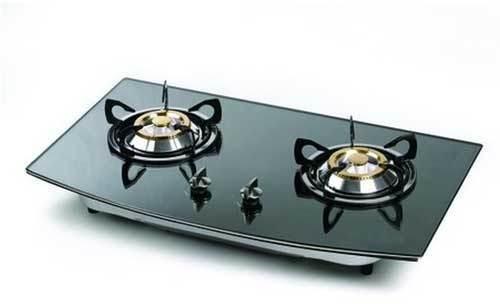 Glass Top Two Burner LPG Stove