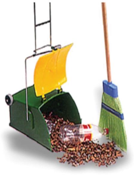 Quartz Garbage Trolley AND Broom