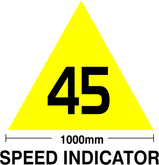 Railway Speed Indicator Board