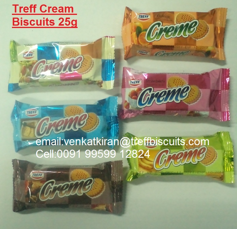 Treff Creme Biscutis 25g, Certification : ISO, BRC