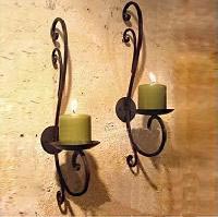 Iron Hanging Candle Holders