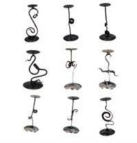 Polished Iron T light Holder, for Coffee Shop, Holiday Gifts, Home Decoration, Size : Mutlisize