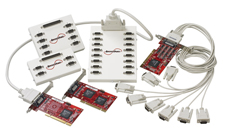 PCI-X multi-port serial cards