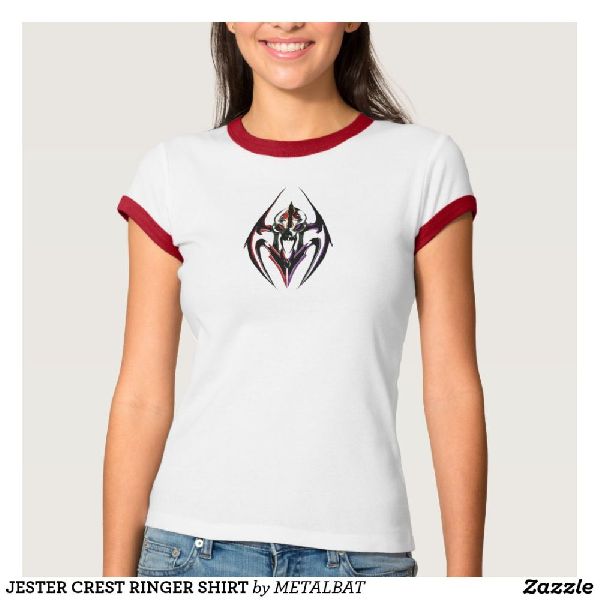 Ladies Jester Crest Ringer T-Shirts