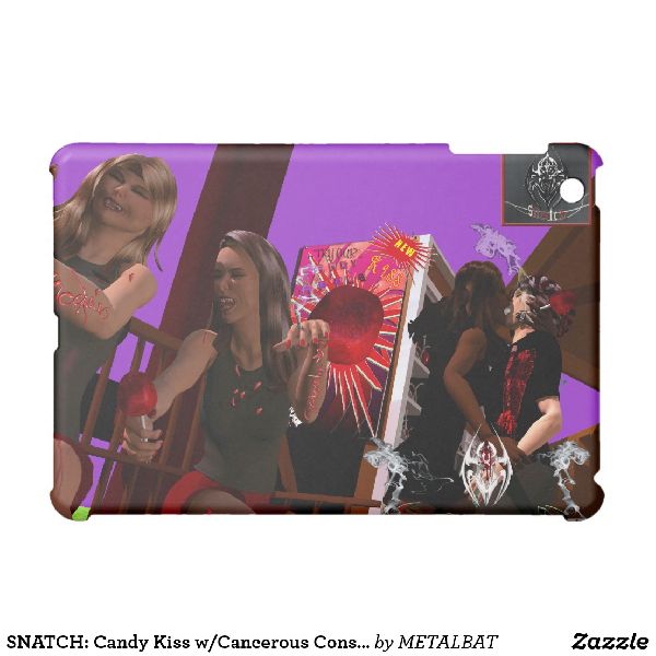 Candy Kiss Cancerous Consequences iPad Mini Cover