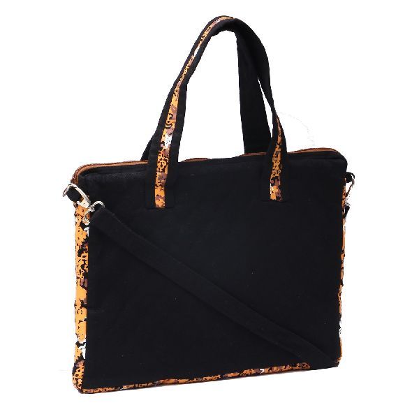 Black and Orange Laptop Bag