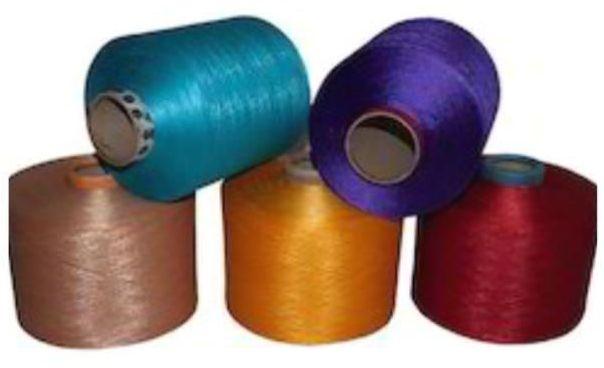 Dyed polyester yarn, Packaging Type : Carton