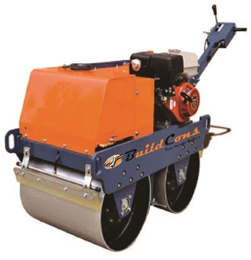 0-1000kg Mechanical Walk Behind Vibratory Rollers, Color : Yellow, Orange