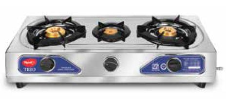 Trio Stainless Steel Gas Stove