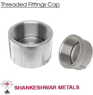 Carbon Steel Threaded Cap Fittings, Connection : Socketweld