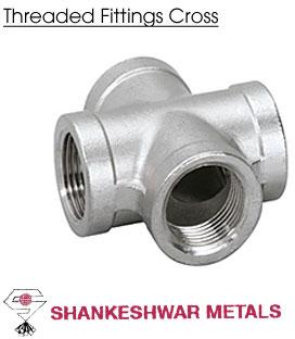 Carbon Steel Threaded Cross Fittings, Connection : Socketweld