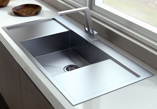 Kitchen Sink With Attached Drainboard Dandk Organizer   Single Bowl With Double Drain Board Kitchen Sink 1514369970 3546333 