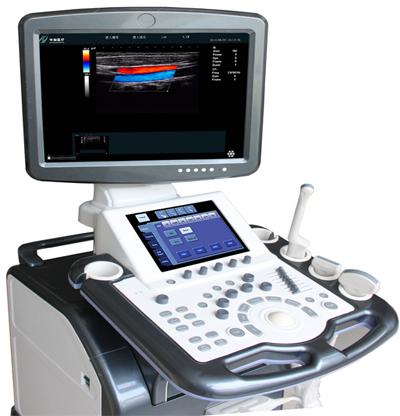 Touch Screen Color Doppler Ultrasound Scanner