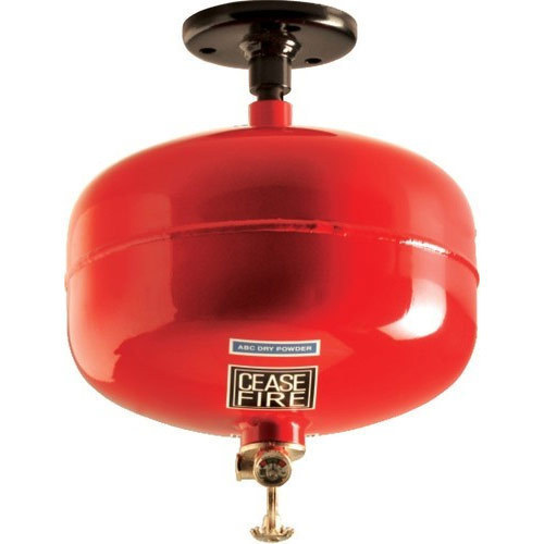 Steel ceiling mounted fire extinguisher, Capacity : 10-15kg