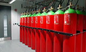 Steel CO2 Fire Suppression System, Color : Red