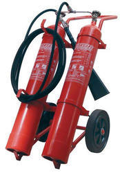 Steel CO2 Trolley Fire Extinguisher, Feature : Eco-Friendly