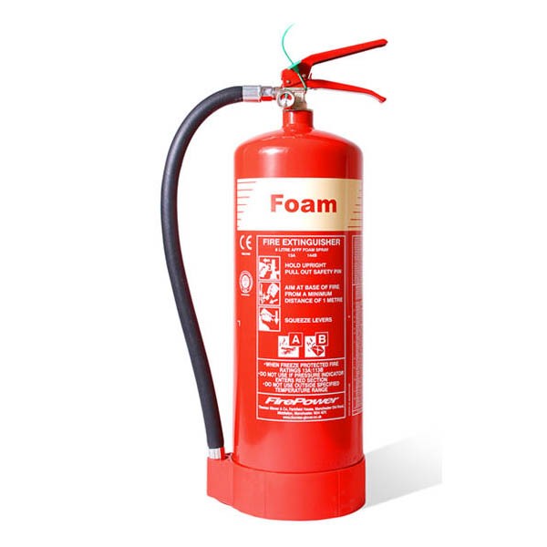 Steel Foam Fire Extinguisher, Color : Red
