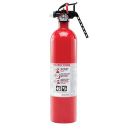 Steel Kitchen Fire Extinguisher, Color : Red