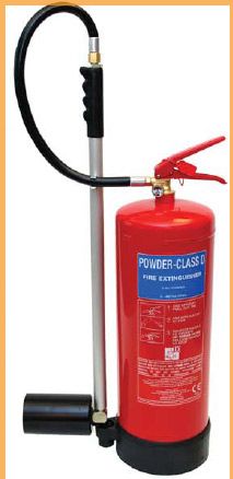 Metal Fire Extinguisher, Color : Red