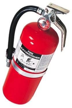 Brass Portable Fire Extinguisher, Color : Red