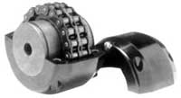 Flexible roller chain couplings