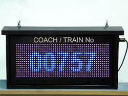 train information display system