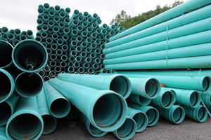  Green Sewer Pipes, Length : 0.5m, 1m, 2m 6m