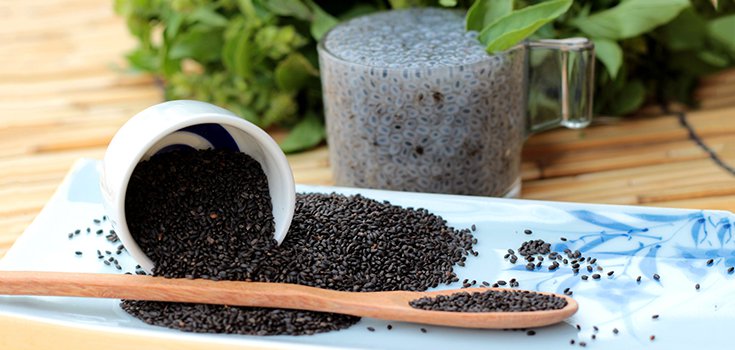 Raw Common Basil Seed, Purity : 99% Min.