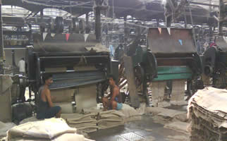 Jute cutting machine