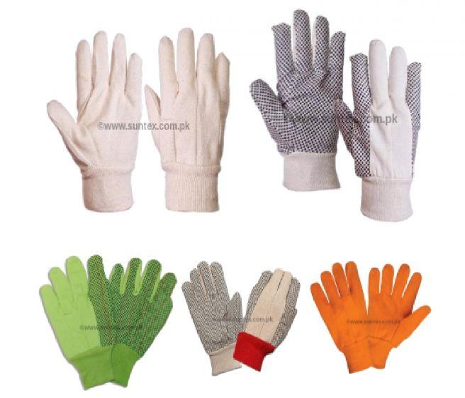 Cotton drill gloves