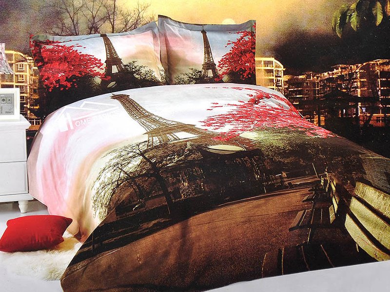Cotton Printed Digital Bed Sheets, Size : 245x270cm