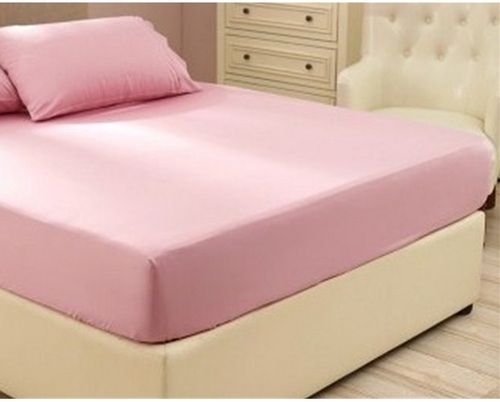 Cotton Plain Fitted Bed Sheets, Feature : Anti Wrinkle