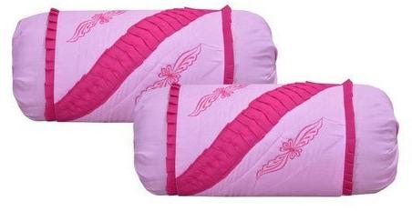 Pink Bolster Cover