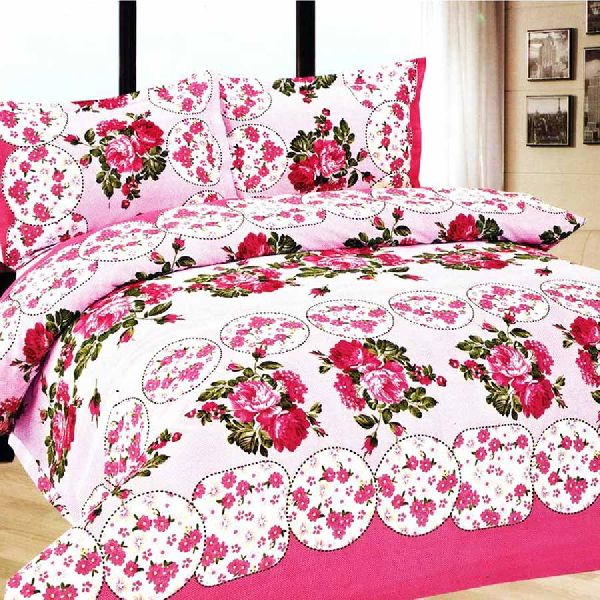 Floral Print Polycotton Bed Sheets, Feature : Anti-Shrink