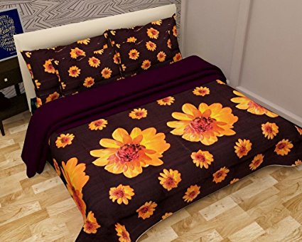 Printed Cotton Warm Bed Sheets, Size : 245x250cm