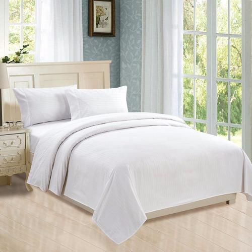 Plain Cotton White Bed Sheets, Feature : Anti-Shrink