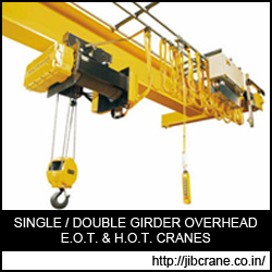 Overhead trolley, Capacity : up to 600 tons